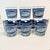 Classic Currier and Ives design in their famous Blue pattern. This set of 10 Double Old Fashion glasses feature a woman on...