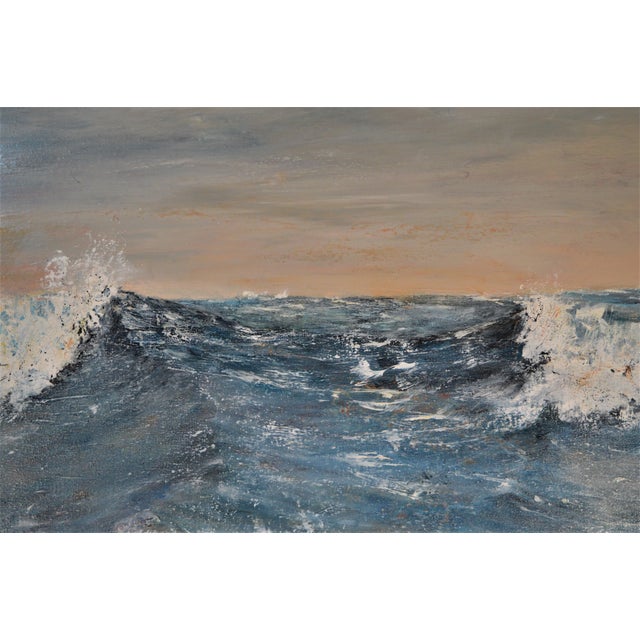 Contemporary "Western Promise" Contemporary Seascape by Penny Rumble For Sale - Image 3 of 5