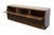 Wood Henredon Furniture Scene One Solid Walnut Italian Campaign Style King Size Storage Headboard 9100-12a For Sale - Image 7 of 14
