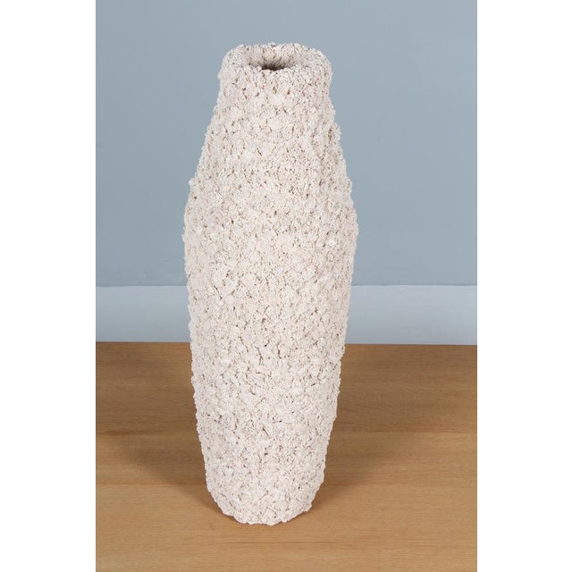 Popcorn Vase in Unglazed Ceramic by Gilles Caffier, 2000s For Sale - Image 3 of 7