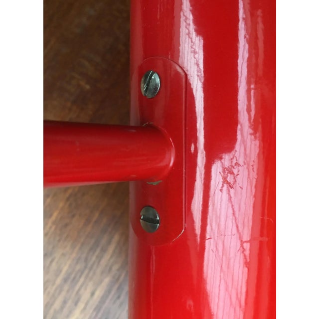 Mid-Century Modern Minimalist Red Wall Lamps, Set of 2 For Sale - Image 9 of 18