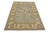 Blue Multicolor Handwoven Turkish Oushak Rug 5'1" X 6'11" For Sale In Houston - Image 6 of 6