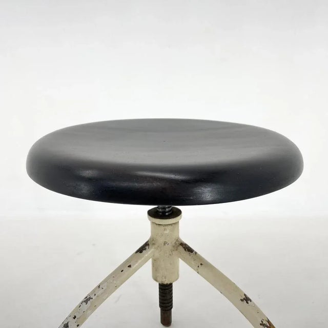 Medical Adjustable Stool, 1950s For Sale - Image 4 of 7