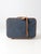 1980s Frequent Traveler Blue Tweed Rolling Suitcase For Sale - Image 10 of 12