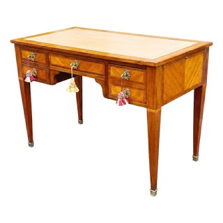 19th Century Louis XVI French Center Desk For Sale