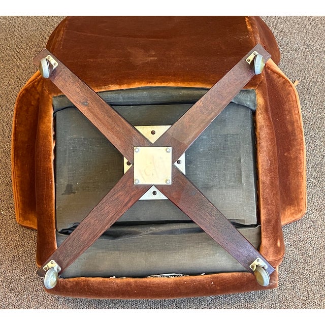 Burnt Orange Vintage James Bond Supervillain Ernst Stavro Blofeld Armchair by G-Plan Furniture c.1962 For Sale - Image 8 of 8