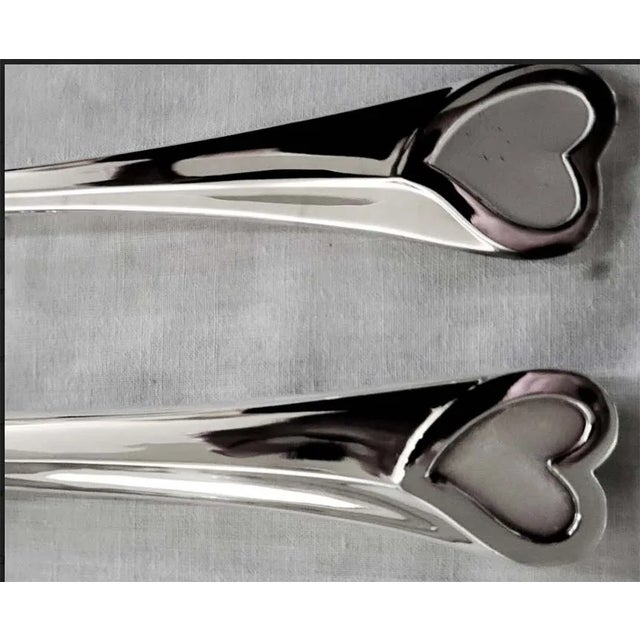 Lenox Silverplate Wedding Promises slicing cake knife and cake server Discontinued, new old stock Knife Length: 12 1/2 in,...