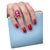 Late 20th Century Bochic Capri Vintage Pink & White Topaz Ring in 18K Gold & Silver For Sale - Image 5 of 10