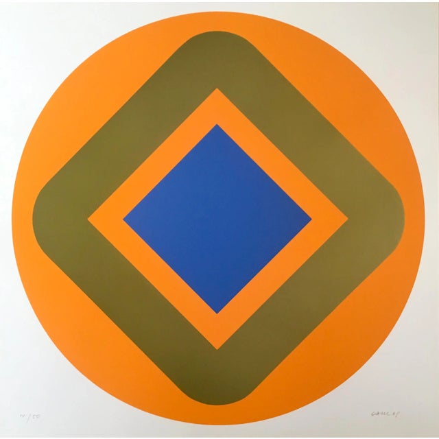 Silkscreen by Winfred Gaul, 1968 For Sale - Image 6 of 6