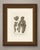 This is an original antique chromolithograph, printed in steel gray, silver and gold, showing three numbered pieces of...