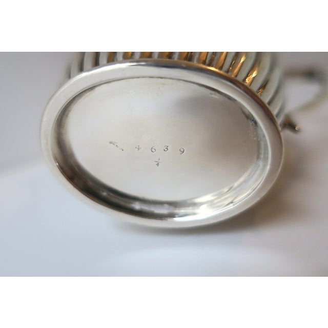 Sterling Silver Coffee Creamer Pitcher Edwardian Neoclassical English, Early-20th C For Sale - Image 16 of 16