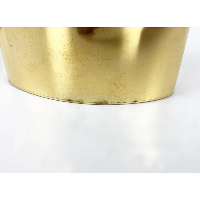 Decanter and Tumblers in Gold Plated Brass by Pierre Forsell for Skultuna, 1960s, Set of 13 For Sale - Image 11 of 14