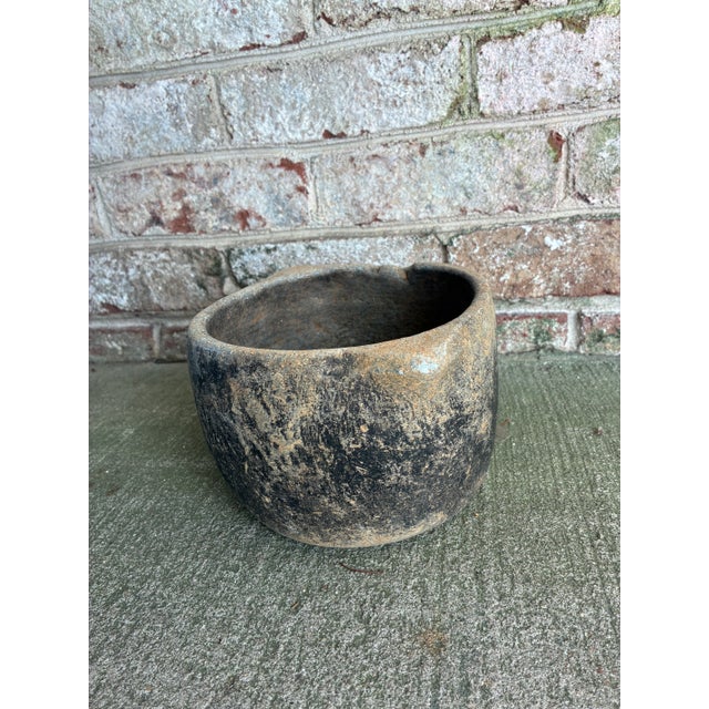 Brown Vintage, Rustic Moroccan Pot For Sale - Image 8 of 12