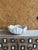 White Marble Vessel Sink – Hand-Carved Flower Shape Bathroom Basin For Sale - Image 6 of 7