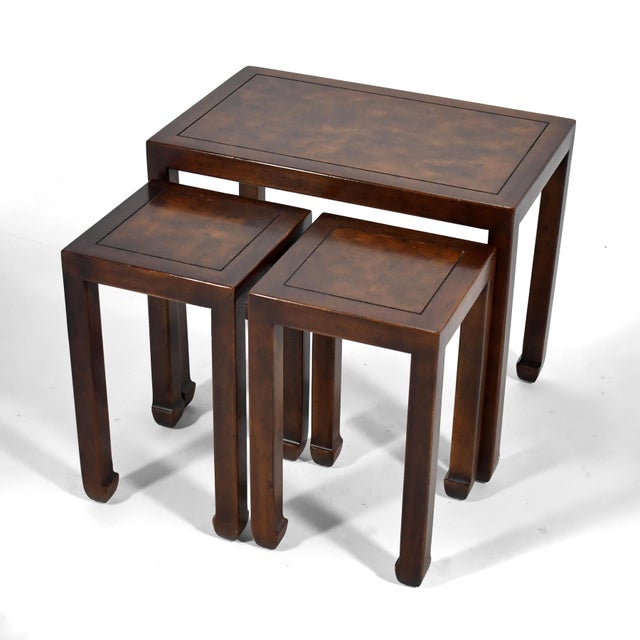 Henredon Nesting Tables (Set of Three) For Sale In Chicago - Image 6 of 8