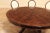 72"-100" Round to oval mahogany dining room table. This pedestal table has a 28" self-storing butterfly leaf and it stands...