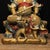 Metal Copper Zhenwu Emperor With Mythical Beast, 12" H For Sale - Image 7 of 9