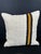 Turkish Hemp Pillow Cushion Natural Beige Black Cushion Cover 20x20 For Sale - Image 4 of 4