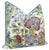 Contemporary Brunschwig & Fils Lodi Garden in Ivory with Spa Blue Butterfly Flange 22" Pillows - a Pair For Sale - Image 3 of 4
