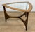 Mid-Century Modern Mid-Century Walnut Sculptural Guitar Pick Side Table by Lane For Sale - Image 3 of 13