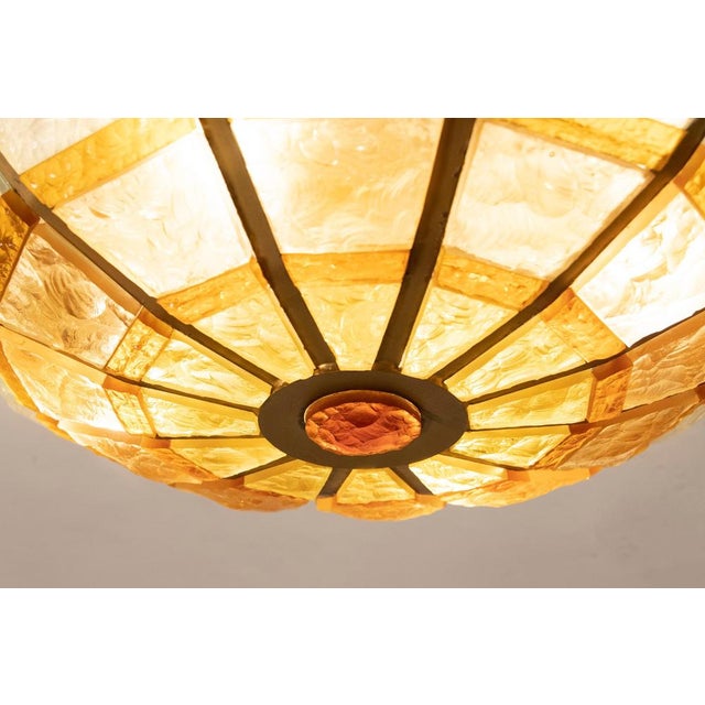 Vintage Polychrome Murano Glass Chandelier, 1970s For Sale - Image 12 of 13