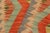 Beige Rustic Turkish Kilim Gray Beige Hand-Woven Wool Rug For Sale - Image 8 of 9