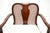 Wood Antique Edwardian Walnut Cane Back Armchairs, 1900, Set of 2 For Sale - Image 7 of 11