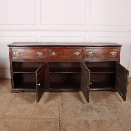 English Oak Dresser Base For Sale - Image 12 of 13