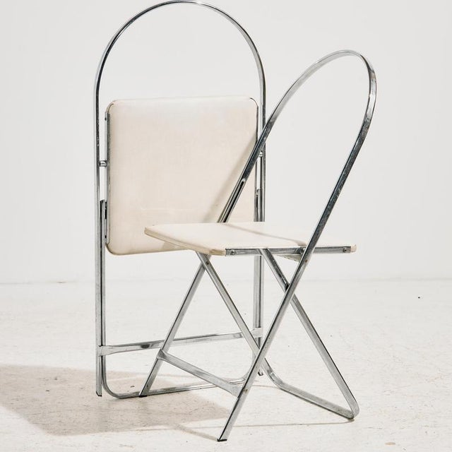 The ‘Aprilina’ chair designed by Gae Aulenti for Zanotta in the 1960s, which can be a great choice for space saving as...
