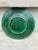 Gien Green Majolica Leaf Plate Gien Circa 1950 For Sale - Image 4 of 7