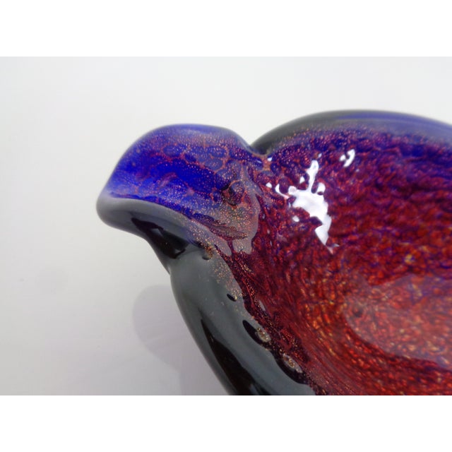 Vintage Murano Glass Ashtray, Italy, 1960s For Sale - Image 16 of 18
