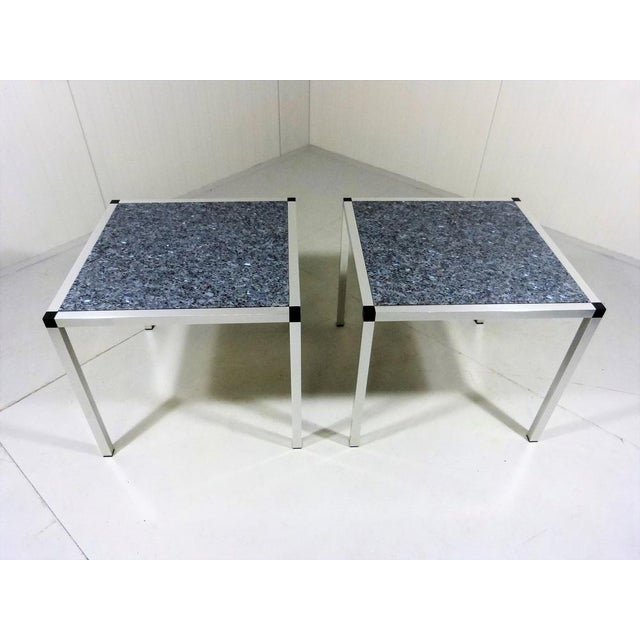 Granite Side Tables, 1970s, Set of 2 For Sale - Image 10 of 11