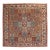 Early 20th Century Zabihi Collection Persian Bakhtiari Garden Box Square Room Size Rug - 10'7" x 10'10" For Sale
