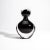 2020s Hand Blown Murano Bottle in Onyx Black Medium For Sale - Image 5 of 12
