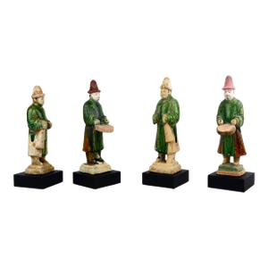 Set of Four Ming Musicians - Men