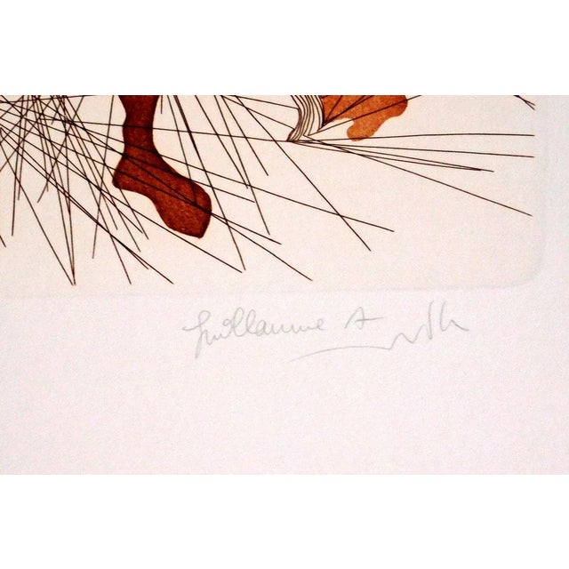Guillaume Azoulay La Joie De La Thora Signed Original Intaglio Etching Unframed For Sale - Image 4 of 4