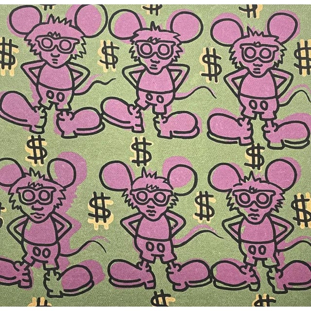 1970s After Keith Haring, Andy Mouse, Print For Sale - Image 5 of 8