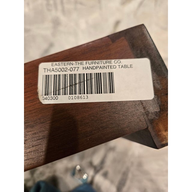 1990s Theodore Alexander Hand Painted Chinoiserie Side Table For Sale In San Francisco - Image 6 of 7