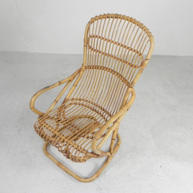 Bamboo Armchair by Tita Agnoli, 1960s For Sale - Image 3 of 18