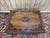 Vintage French Coffee Table in Oak with Marble, 1980s For Sale - Image 3 of 8