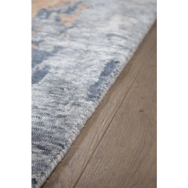 Early 21st Century Abstract Hand-Knotted Rug in Bamboo, Silk and Wool, 2010s For Sale - Image 5 of 8