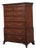 Antique 19th Century Chippendale Style Mahogany Chest on Chest For Sale