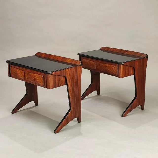 Vittorio Dassi Bedside Tables, 1950s, Set of 2 For Sale - Image 10 of 10