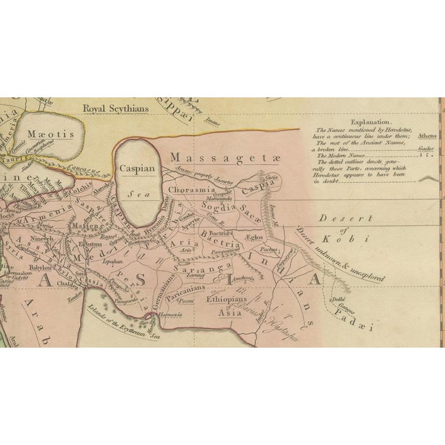 Antique Classical World Map by Wilkinson, 1819 For Sale - Image 9 of 14