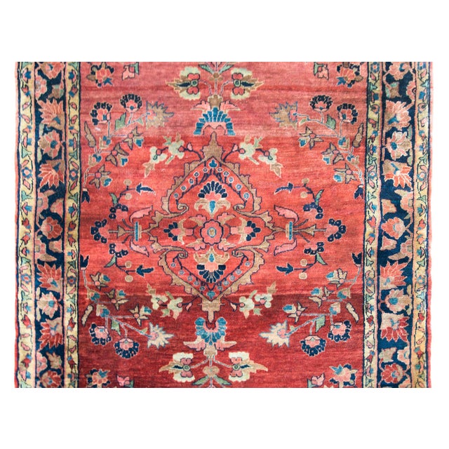 Early 20th Century Persian Sarouk Mohajeran Rug For Sale - Image 13 of 14