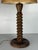 Modern French Turned Wood Table Lamp by Charles Dudouyt, 1930s For Sale - Image 12 of 17