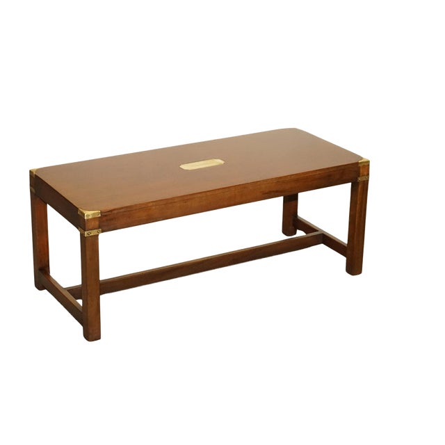 Reh Kennedy Military Campaign Coffee Table from Harrods For Sale