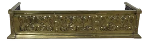 Vintage Art Nouveau Brass Fender