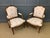 French Carved Walnut Armchairs, 1910, Set of 2 For Sale - Image 3 of 17