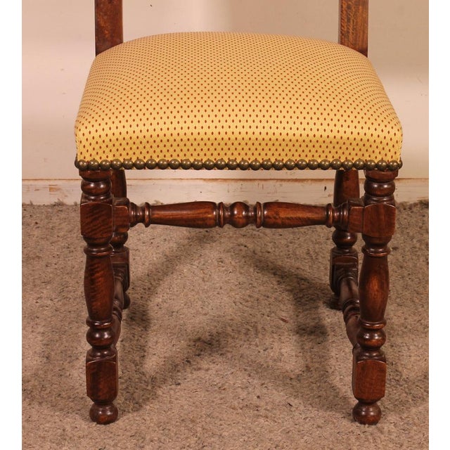 Set of Louis XIII Chairs in Walnut For Sale - Image 11 of 13